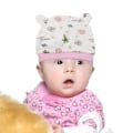 Miniatyrbild 5 av 5: 3-delad babyhattsset lämplig för 0-3 månader gamla, nyfödda babyhattar för pojkar och flickor style3