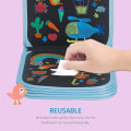 Miniatyrbillede 2 af 5: Viskbare Tegnetablets Graffiti Board Genanvendelig Notesbog Børns Skitsebog