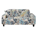 Miniatyrbilde 1 av 4: 1-delt Elastisk Sofatrekk for 4-seters Sofa, Trykt Sofatrekk, Universalt Sofatrekk, Myk Vaskbar Møbelbeskytter (hvit)