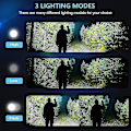 Miniatyrbilde 4 av 5: Oppladbar LED-lommelykt, 10000 Lumen Super Sterke Taktiske Lommelykter