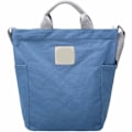 Miniatyrbillede 1 af 5: Dame Lærreds Tote Håndtasker Casual Skuldertaske Crossbody Daglig Arbejde Skoletaske blue
