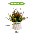 Miniatyrbilde 2 av 5: Plastpotter, Gresskuler, Grønne Planter, Potteplanter, Simuleringsblomster, Kreative Ornamenter, Kunstige Planter style3