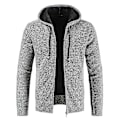Pikkukuva 5 / 5: Miesten rento neulehuppari vetoketjulla, fleecevuorella, pitkähihainen collegepaita, lämmin talvella 4XL Dark Grey