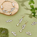 Miniatyrbillede 3 af 5: 8 stk. 2 Stilarter Hjerte med Piger og Drenge Rhinsten Charms Messing Links Konnektorer Klare Cubic Zirconia Links Charm Guldbelagte CZ Sten Charms til Smykker