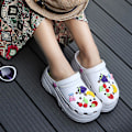 Miniatyrbild 4 av 5: Damtofflor Strandtofflor Mode Sandaler Utomhus Inomhus halkfria skor 033 White EU 36