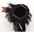 Pikkukuva 5 / 5: Victorian Steampunk Naisten Mini Silinterihattu Hiusklipsi (d) Black 5