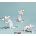 Miniatyrbilde 1 av 3: Bordlampe Muse Rotte Bordlampe Dyre Rotte Muse Bordlampe Hvit For Hjemmeinnredning white b EU PLUG