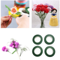 Pikkukuva 4 / 5: 4 Rullaa 1/2 Tuuman Kukkateippiä, Floristinteippiä Kimppujen Varsiin ja Kukka-askarteluprojekteihin (30 Jaardia, Tummanvihreä)