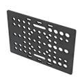 Miniatyrbild 5 av 5: Hög hållfasthet, svart anodiserad aluminiumplatta för 3D-skrivare, universell linjär V-slitsskena. Remskiveset för byggplattor, (planka)