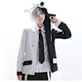 Miniatyrbillede 5 af 5: Sort Hvid Bjørn Cosplay Kostume Danganronpa Dragt Træningsuniform Er Unisex Top Jakke L