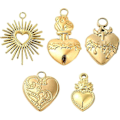 Miniatyrbillede 1 af 4: 1 Æske Hellige Hjerte Charms Bulk Klik for Mere Assorteret Hjerte Charms Kollektion Valentinsdag Hjerte Kærligheds Charms Påske Hellige Hjerte Charm til