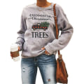 Miniatyrbillede 1 af 5: Dametøj Julefleece Trøjer Langærmet Fuzzy Sweatshirts style 3 L