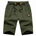 Pikkukuva 1 / 5: Miesten shortsit rennot kesäshortsit taskuilla Green 4XL