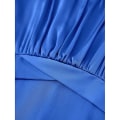 Miniatyrbillede 4 af 5: Dame Sommer Ærmeløs Tank Top Kort Jumpsuit Romper Blue XL