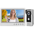 Miniatyrbild 1 av 5: Video dörrtelefon, 9-tums wifi fjärrkontroll video intercom dörrklocka system, Ip65 vattentät nattvision kamera hemmasäkerhet access system, stöd