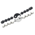 Miniatyrbillede 3 af 5: 1 Par Tai Chi Bagua Vedhæng Par Armbånd Hårbånd Håndled Smykker Gave Til Elskeren White