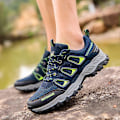 Miniatyrbillede 5 af 5: Herre Vandresko Lav Top Sneakers Til Udendørs Trailing Trekking Vandring 3Ds1981 Blue EU 44