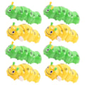 Pikkukuva 2 / 3: 8 kpl Vedettäviä toukkaleikkikaluja lasten opetukseen (satunnainen väri) Random Color 8.5X3X2.5CM