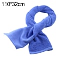 Pikkukuva 2 / 5: Hikinpyyhe - Erittäin pehmeä ja imukykyinen - Ympäristöystävällinen 100 % puuvillaa, treenipyyhe, joogapyyhe 110x32cm Blue