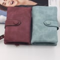 Miniatyrbilde 5 av 5: Søt Dame Tri-fold Lommebok Kort Design PU Lær Kortholdere Coffee