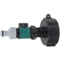 Miniatyrbillede 1 af 5: 2-pak IBC vandslangeadapter, IBC vandtankforbindelse S60x6 med hane
