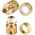 Miniatyrbillede 2 af 5: 4 stk. messing haveslange lynkoblinger, lynkoblinger til haveslange 1/2\"
