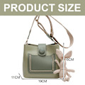 Miniatyrbild 2 av 5: Ny Pu Tote Bag Mode Handväska Axelväska Joker Retro Slung Bucket Bag green
