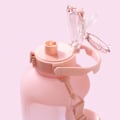 Miniatyrbillede 4 af 5: 2,2 Liters Vandflaske BPA Fri 2,2l Drikkflaske Med Strå & Tidsmarkeringer Vandflaske Gradient Farver