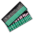 Miniatyrbild 4 av 6: Nagelborr set - 42 st kvartssten & kolstål multifunktionell nagelfil set för nagelslipning & polering