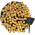 Pikkukuva 1 / 5: 22m aurinkokennovalot 200 Led 8 naruvaloa, ihanteellinen juhliin, häihin, syntymäpäiviin ja ulkopuutarhaan (lämmin valkoinen, 1 kpl)