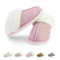 Miniatyrbillede 1 af 5: Plys Hjemmesko til Kvinder og Mænd, Bløde Varme Hjemmesko Pink 40-41