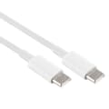 Miniatyrbilde 3 av 4: PD 5A USB-C / Type-C Hann til USB-C / Type-C Hann Hurtigladekabel, Kabellengde: 2m White