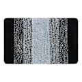 Miniatyrbillede 1 af 4: Luksus Badeværelsesmåtte, Ekstra Bløde og Absorberende Mikrofiber Bademåtter, Skridsikker Plysset Bademåtte, Maskinvask Tør, Bademåtter Til Badeværelse Fl black 45x65cm