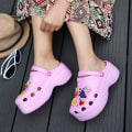 Miniatyrbild 4 av 5: Damtofflor Strandtofflor Mode Sandaler Utomhus Inomhus halkfria skor 033 Pink EU 39