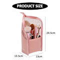 Miniatyrbillede 2 af 5: Multifunktionel Bærbar Vandtæt Makeup Opbevaringstaske, Lavet af Twillstof pink