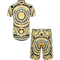 Pikkukuva 3 / 5: Miesten ylelliset rennot lyhythihaiset havaijipaita-asut COLOR 2 XL