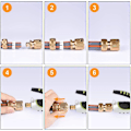 Miniatyrbillede 5 af 5: 4 stk. messing haveslange lynkoblinger, lynkoblinger til haveslange 1/2\"