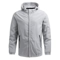 Miniatyrbilde 1 av 5: Vår Høst Herre Streetwear Oversized Løs Cardigan Jakke For Løping Gåing Camping Gray 5XL