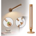 Miniatyrbilde 2 av 5: LED Tre Magnetisk Lys Oppladbar USB LED Garderobelys Bærbar Nattlys 360 Svingbar Vegglampe Skap, Soverom, Stue Dimbar Lys