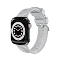 Pikkukuva 1 / 4: Iwatch-ranneke 38mm 40mm, Iwatch Se -sarjan silikoninen vaihto-ranneke, vaihto urheilutarvikkeet 7 6 5 4 3 2 1 harmaa