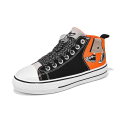 Miniatyrbillede 1 af 5: Børne Canvas Sko Mode Sneakers Lav Top Tennissko Snørebånd Casual Sko 3D606 Orange EU 38