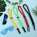 Miniatyrbillede 3 af 5: 4 stk. 66cm Flydende Solbrillesnor, Justerbar Solbrilleholder Anti-Lost Brillesnore