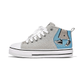 Miniatyrbillede 2 af 5: Børne Canvas Sko Mode Sneakers Lav Top Tennissko Snørebånd Casual Sko 3D606 Blue EU 37