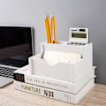 Miniatyrbilde 4 av 4: Brevkurv Organiser, Kontorpult Ryddig Oppbevaringsstativ Fil Dokumentholder A4 Papir Arkiveringsbrett For Hjemmekontor (5 Nivåer)