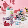 Miniatyrbild 3 av 5: Glaspärlor 11/0 24 Ask med 24000 st 2mm Runda Pony Pärlor Flerfärgade Mini Distanspärlor