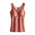 Miniatyrbilde 1 av 5: Innerfleece Termisk Vest Beste Termoundertøy For Jenter Ermeløse Intime Topper XL Pale Mauve
