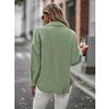 Miniatyrbild 4 av 5: Dam Temperament Rock 2023 Vår Och Höst Allt Med Mode Casual Slim Damkläder green M