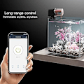 Miniatyrbillede 3 af 4: Automatisk fiskefodringsautomat, Wifi fjernbetjening elektrisk, akvarium dispenser, App-styret sølv