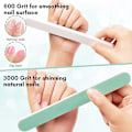 Miniatyrbild 5 av 5: 10 st Nail Buffer Block och Shine Kit för naturliga naglar, nagelfil nagelslipningsbufferblock