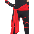 Miniatyrbild 4 av 5: Kvinnors 6-delade dödliga ninjakostym, Halloween vuxen ninjakostym för kvinnor L